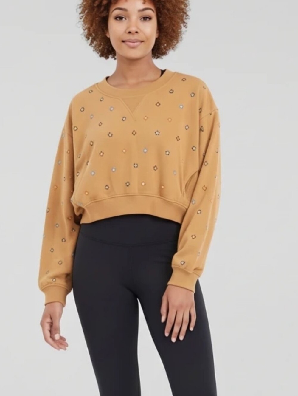 Madewell MWL Terry Sweatshirt in Dot Daisy